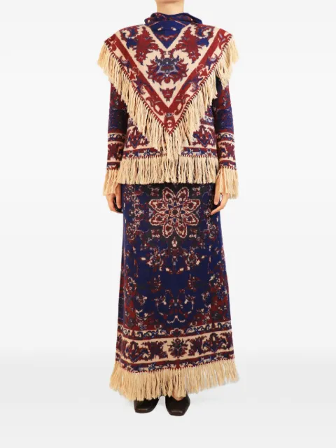 Paco Rabanne Pre-Owned fringe-trim knit three-piece set