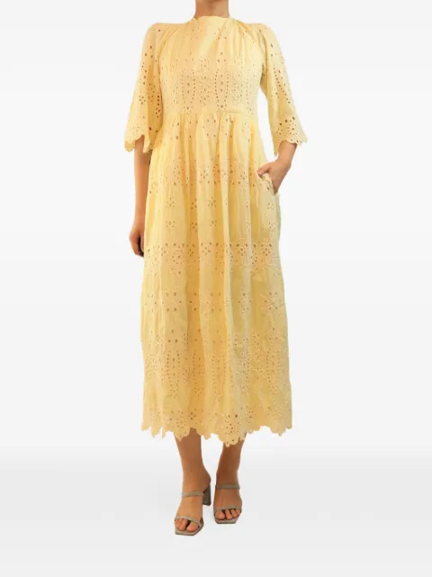 Borgo De Nor broderie-anglaise midi dress