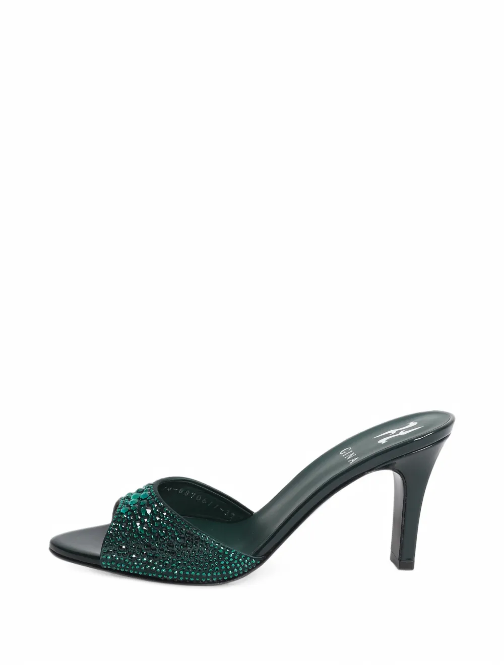 Gina Bejewelled sandals - Grün