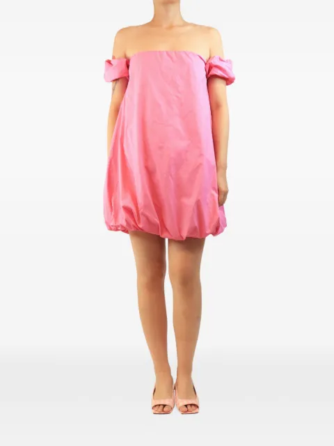 STAUD off-shoulder mini dress