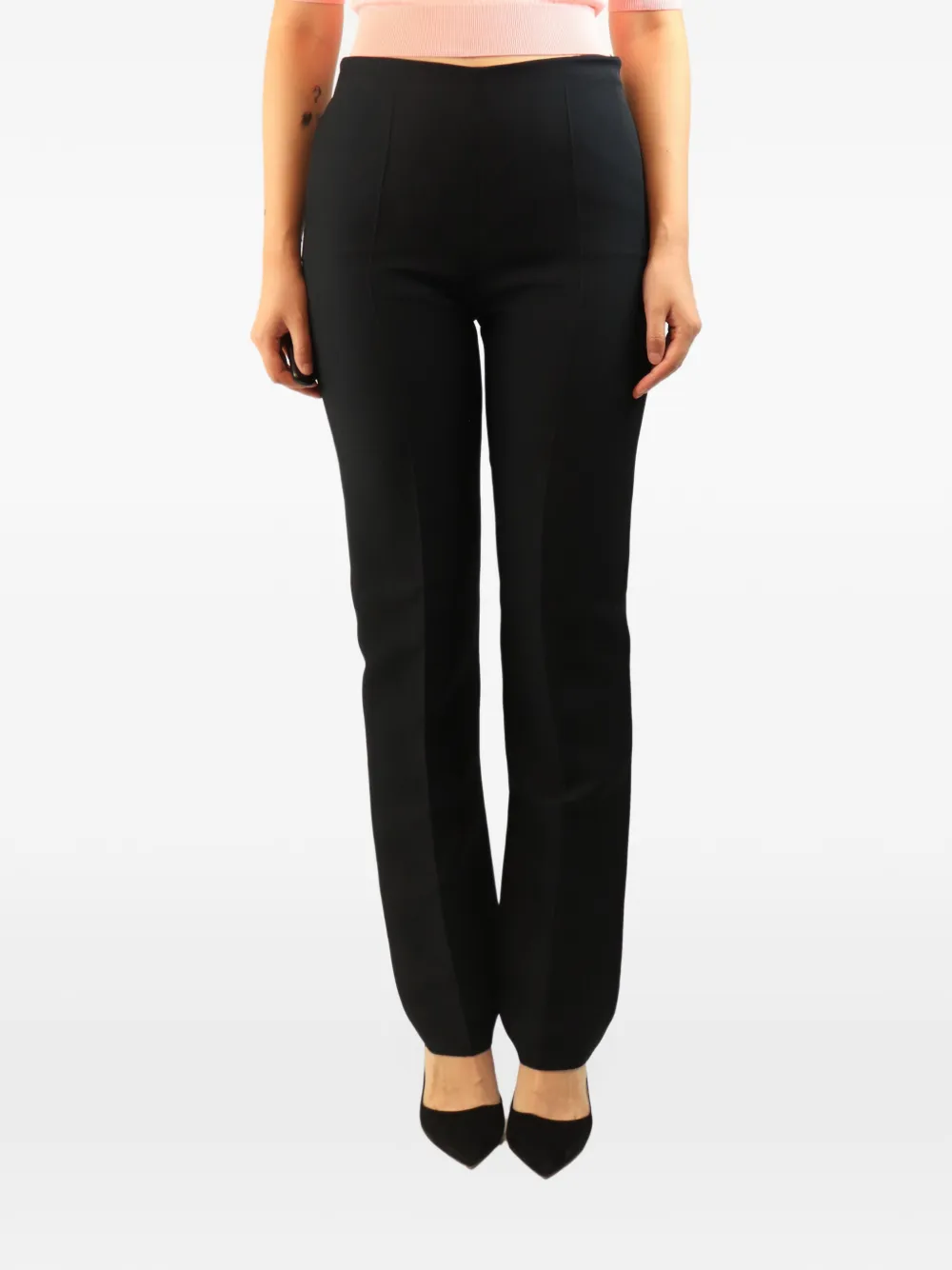 Valentino Garavani Pre-Owned tapered trousers - Schwarz