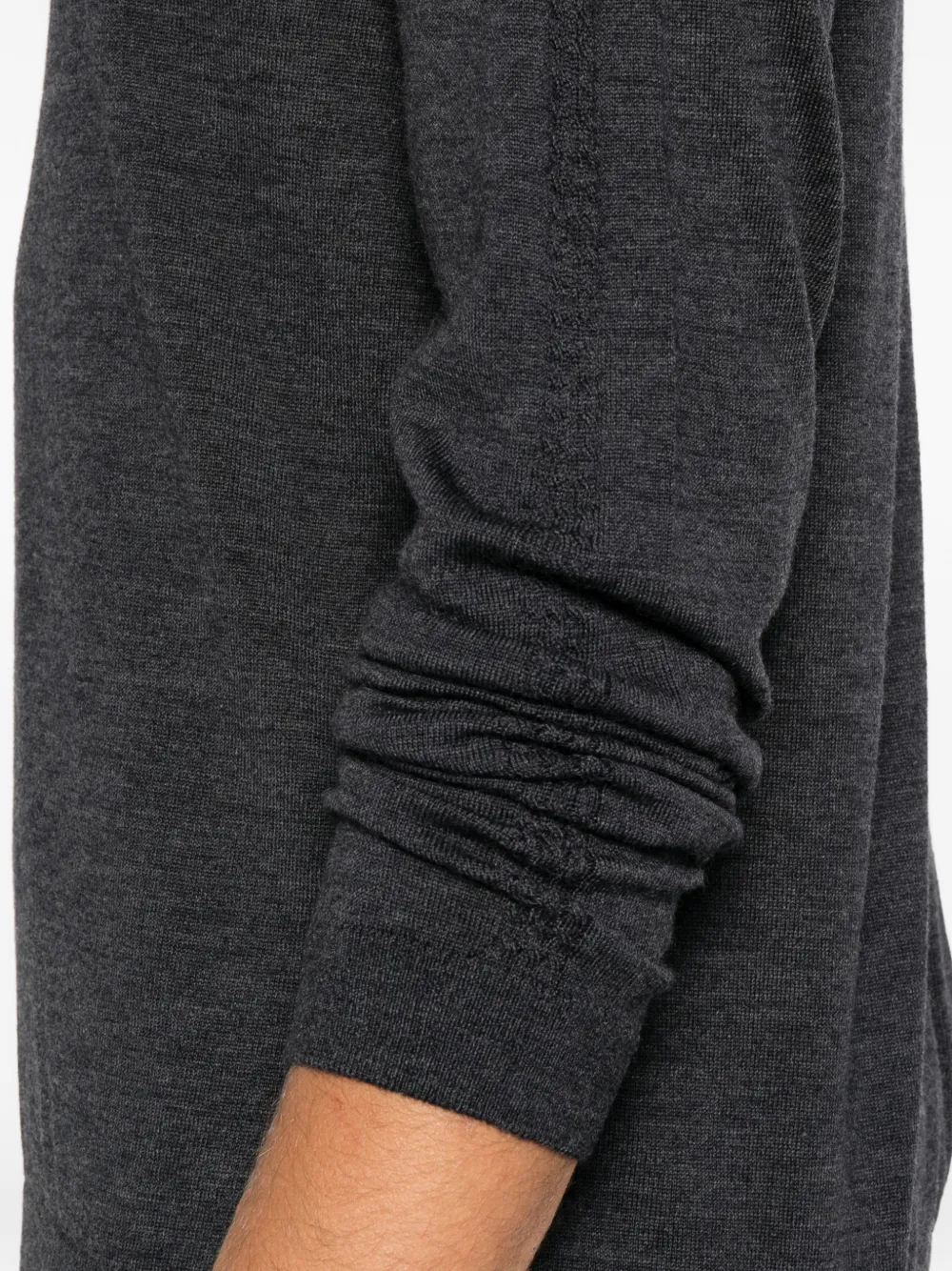 John Varvatos V-neck sweater Grijs