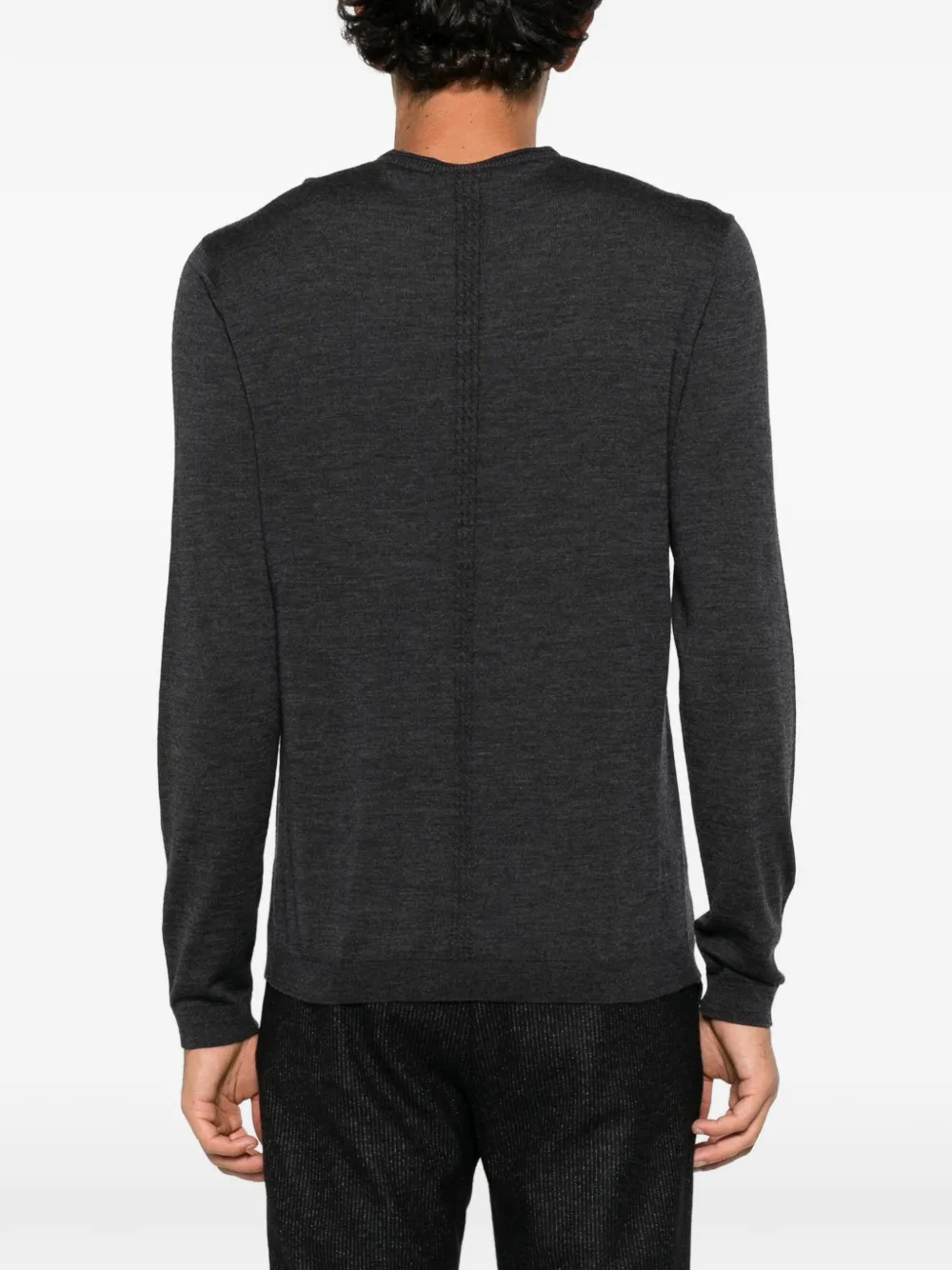 John Varvatos V-neck sweater Grijs
