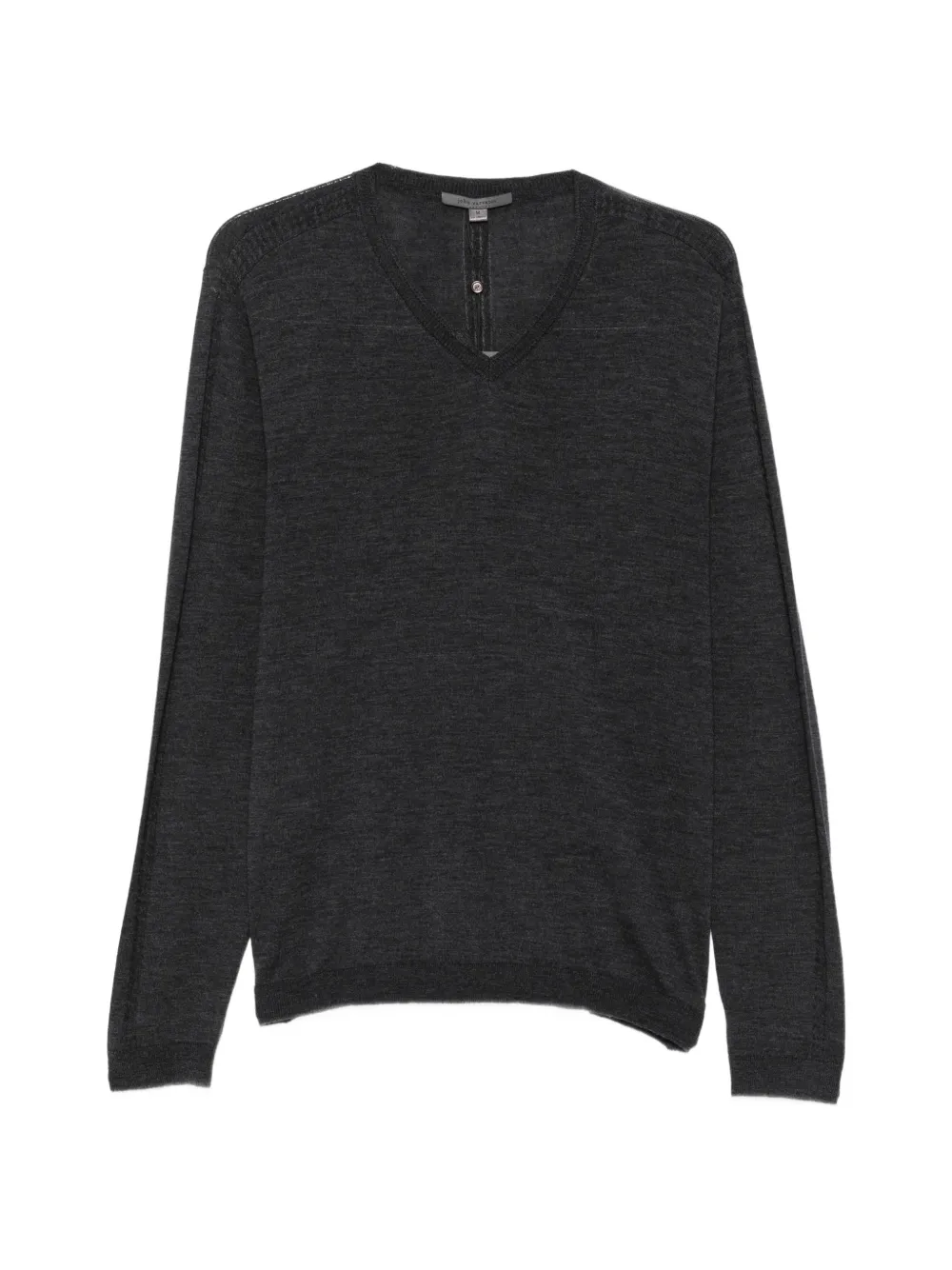 John Varvatos V-neck sweater Grijs