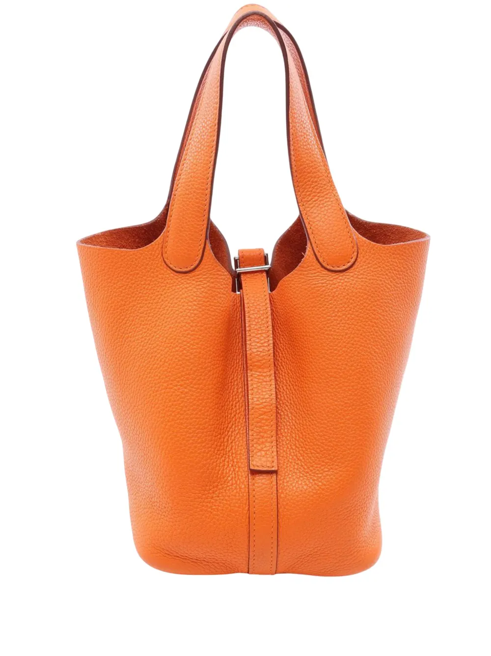 Hermès Pre-Owned 2008 Clemence Picotin Lock 18 handbag - Orange