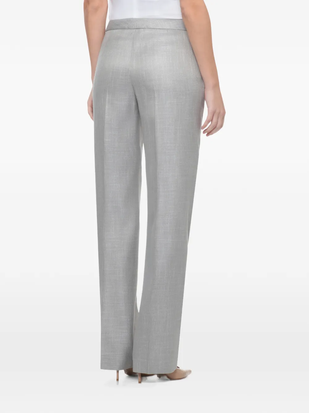 Lardini straight-leg tailored trousers Grijs
