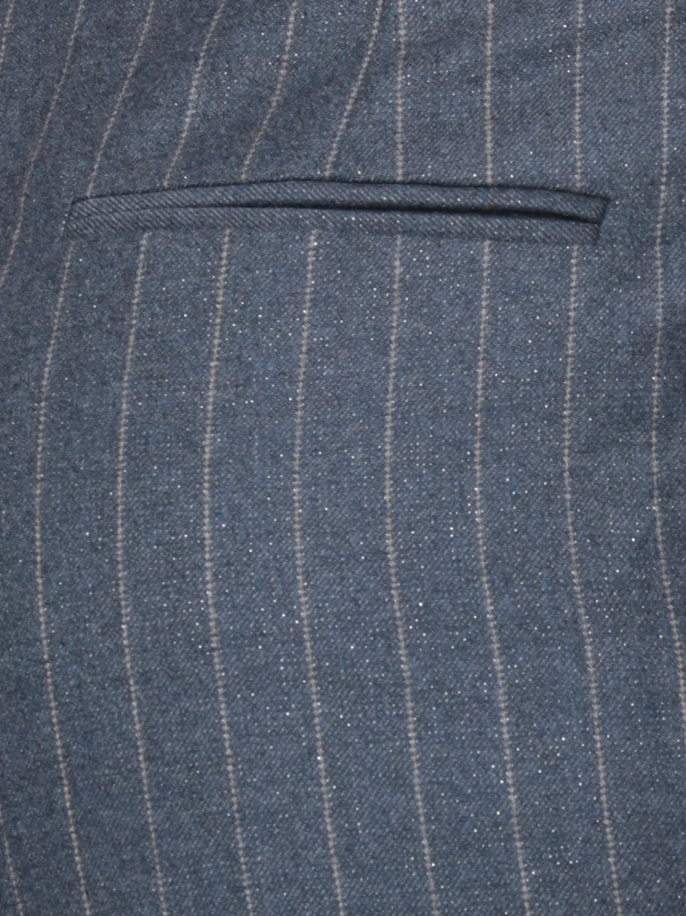 Lardini pinstripe-print straight-leg trousers Blauw