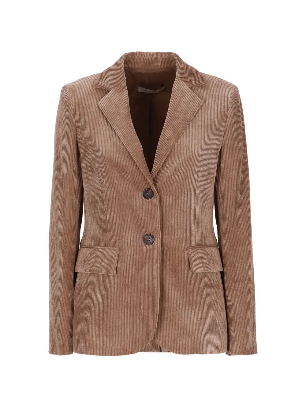 D.Exterior corduroy blazer - Neutrals