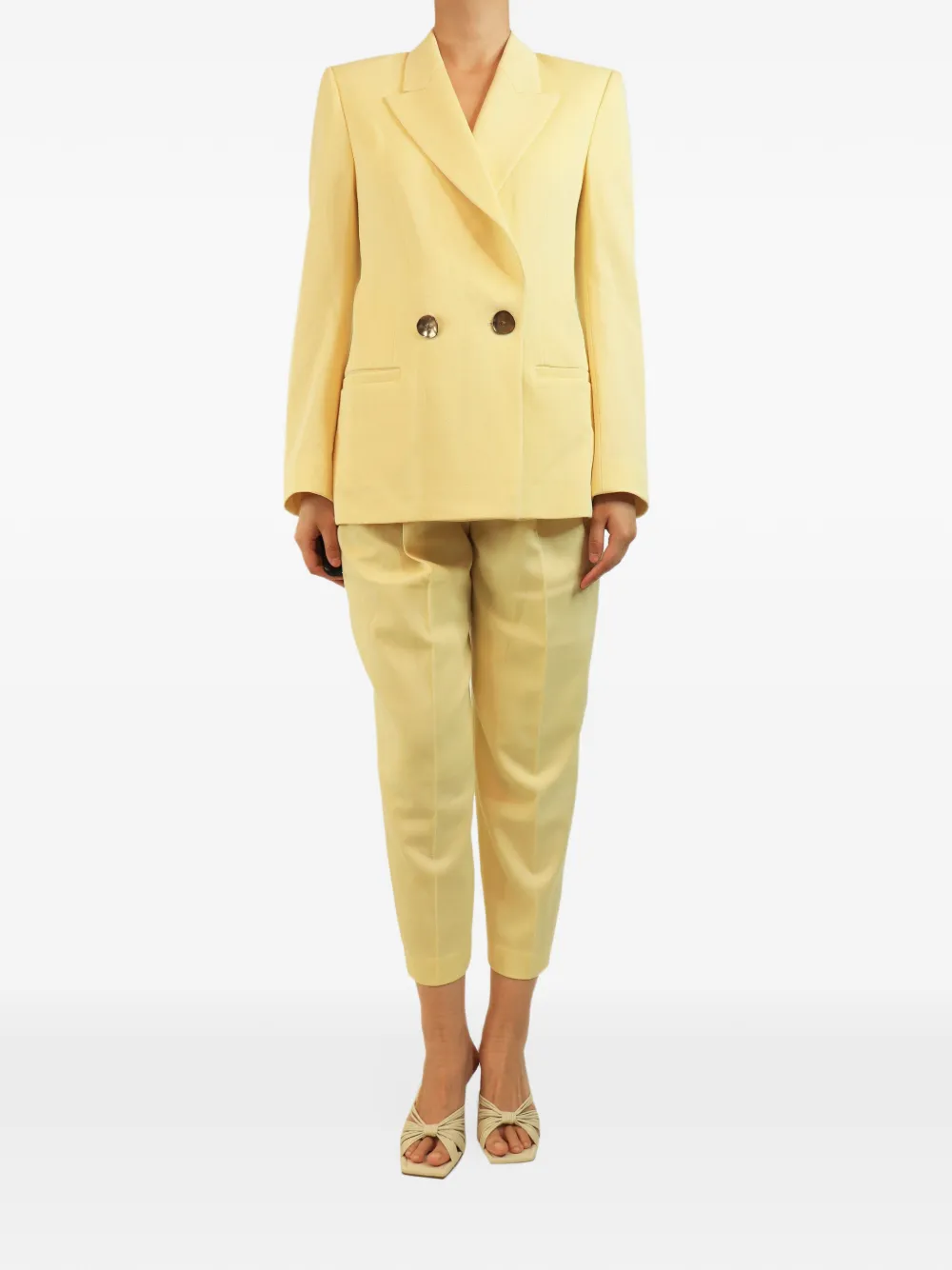 Petar Petrov two-piece wool suit - Gelb