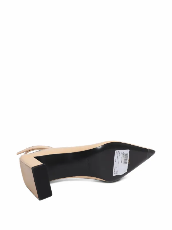 JIL SANDER パンプス Jil Sander Pre-Owned ポインテッドトゥ パンプス | イエロー