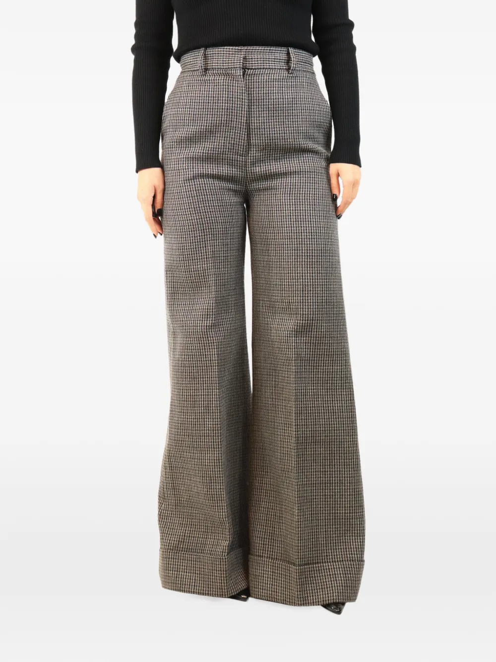 KHAITE Pre-Owned wide-leg trousers - Grau