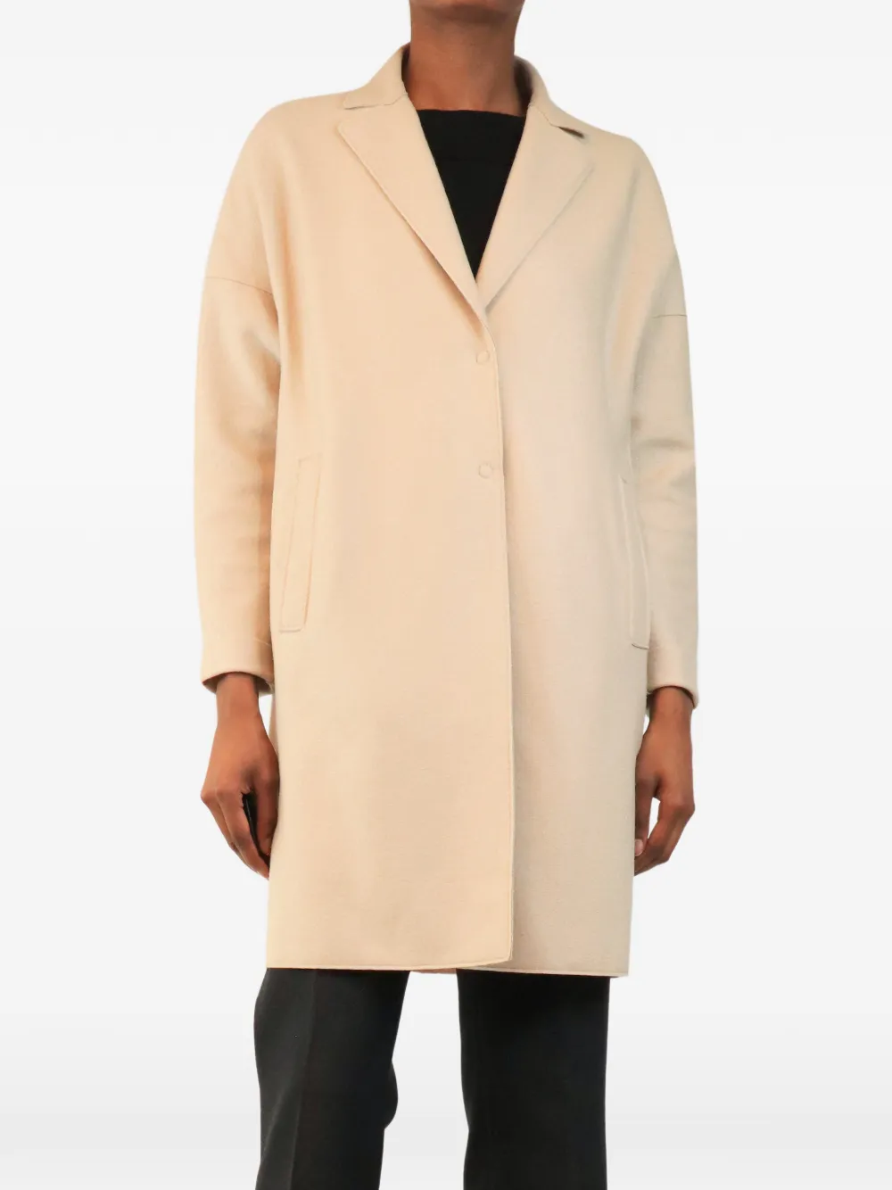 Harris Wharf London double-breasted wool coat - Weiß