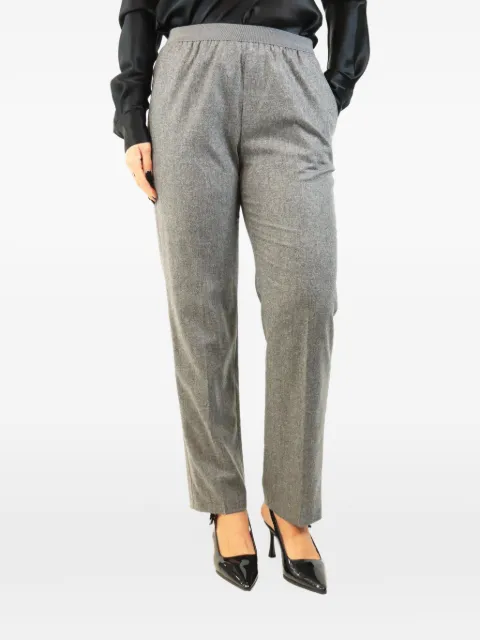 Agnona Vintage elasticated-waistband trousers