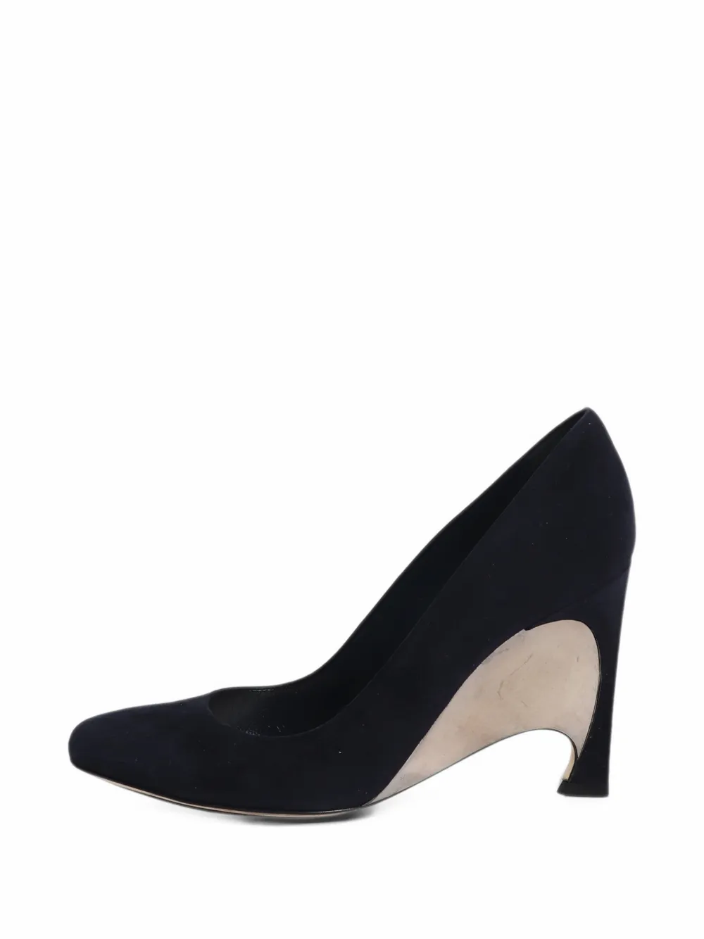 Christian Dior Pre-Owned Optique wedge pumps - Blue