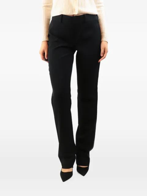 Ralph Lauren Vintage pantalones de saténcon diseño recto