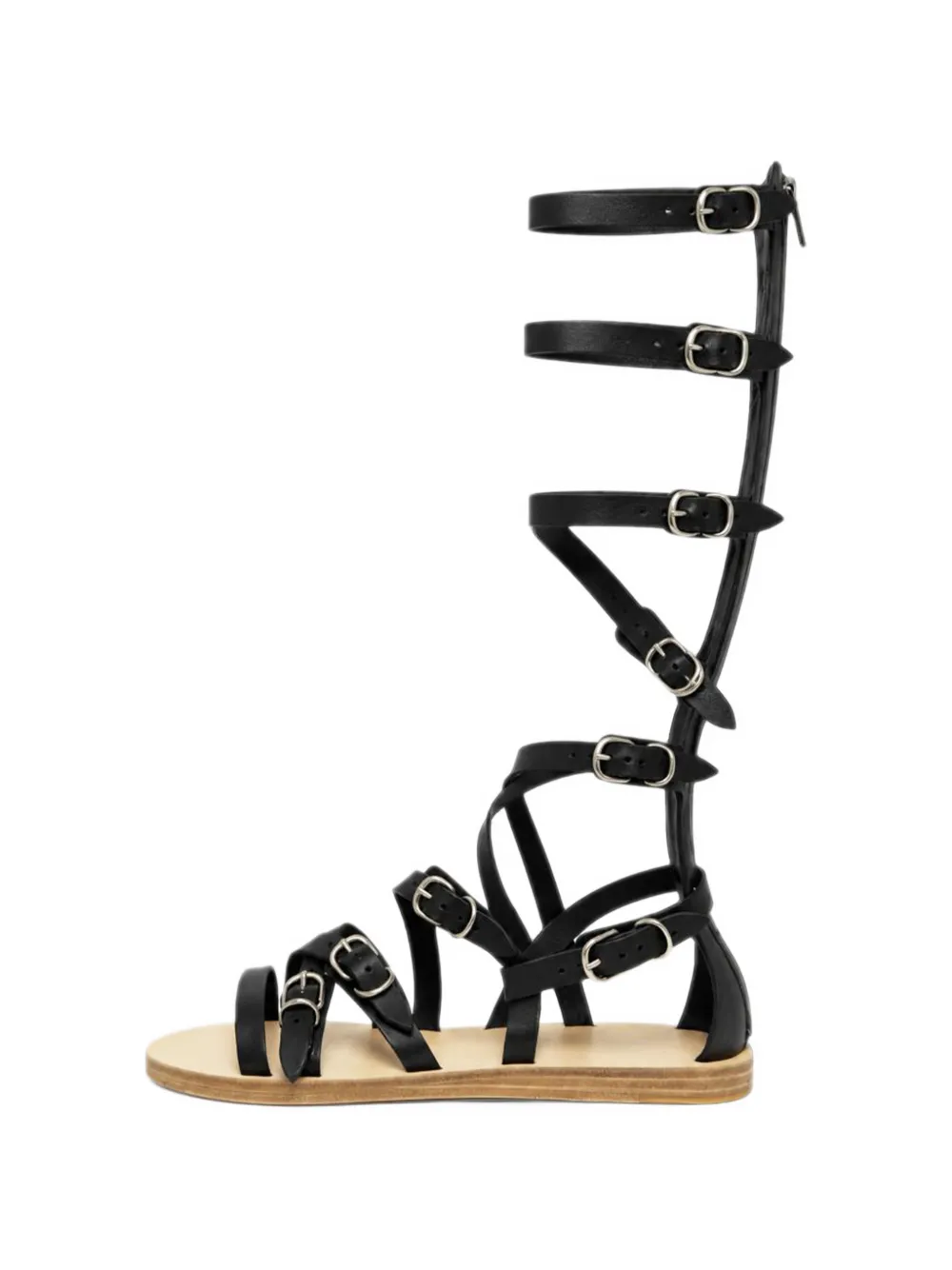 Balenciaga Pre-Owned gladiator leather sandals - Schwarz