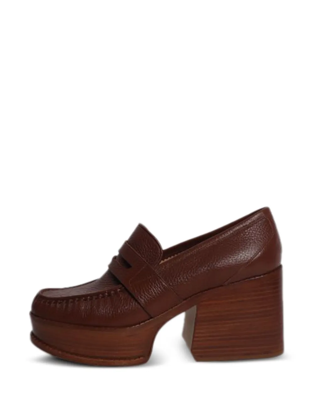 Gabriela Hearst Loafer mit Absatz - Braun