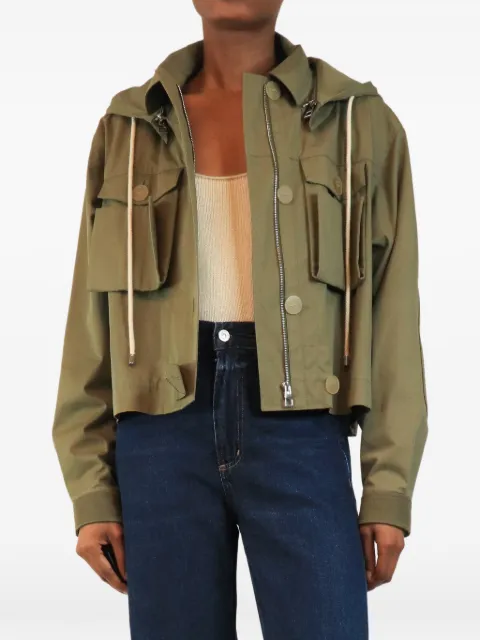 Loewe Pre-Owned hooded cotton jacket
