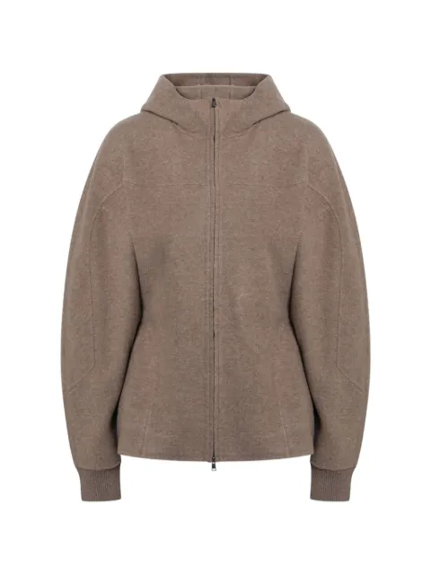 Max Mara wool-and-cashmere jersey sweatshirt - beige