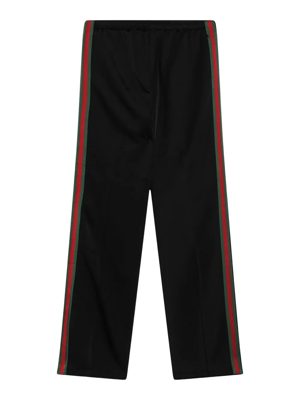 Gucci viscose jersey sportswear pants with web Zwart