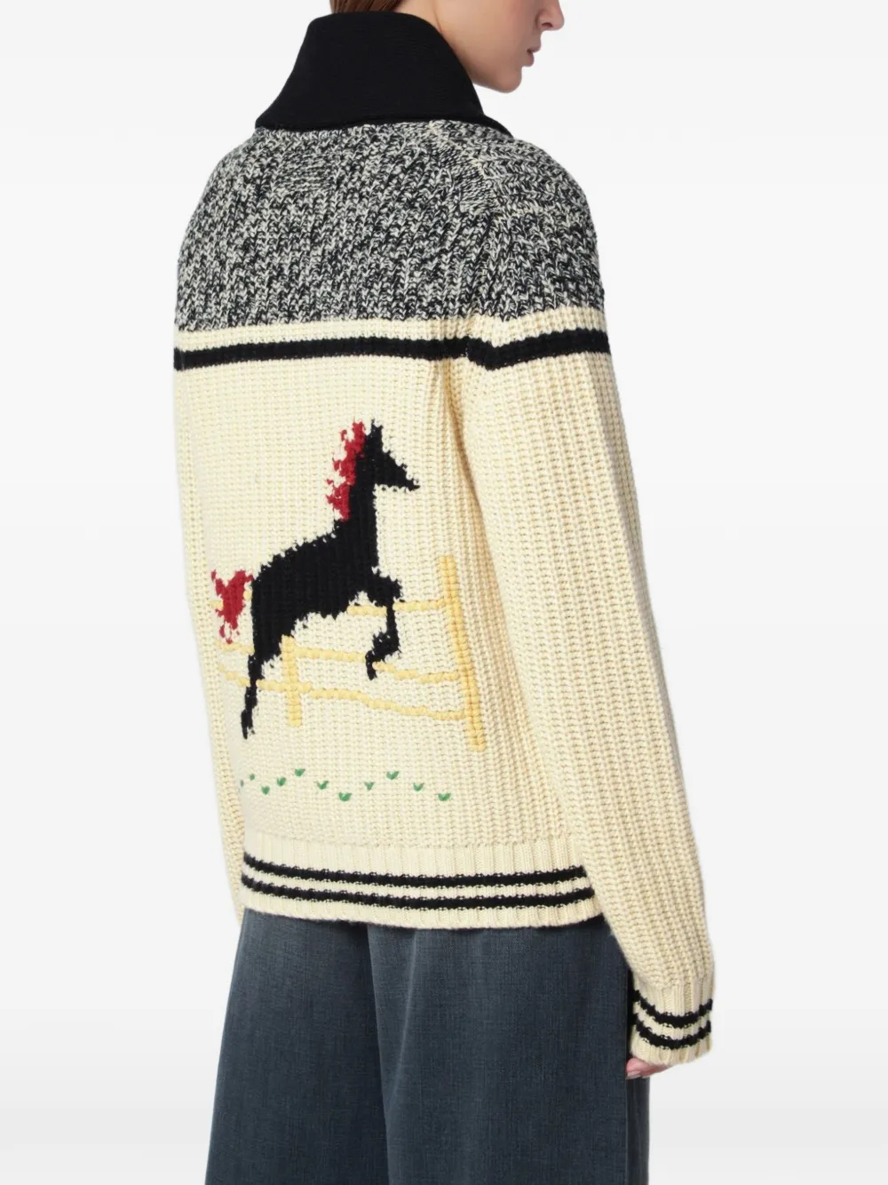 Guest In Residence Rodeo cardigan Geel