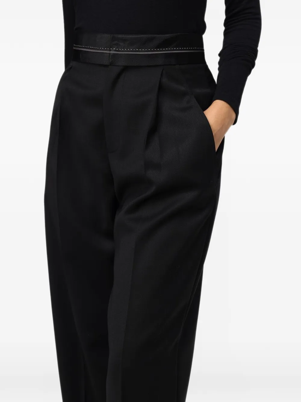 Tela pleated tailored trousers Zwart