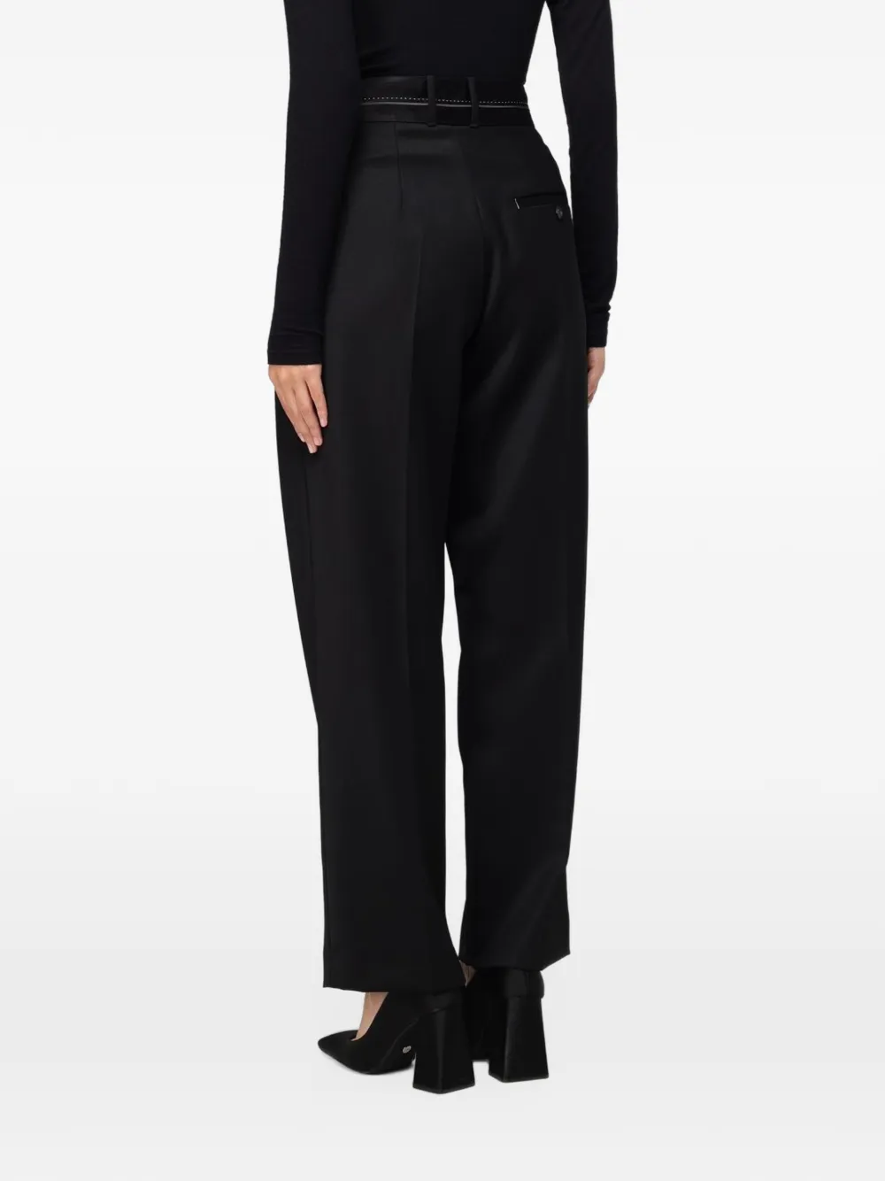 Tela pleated tailored trousers Zwart