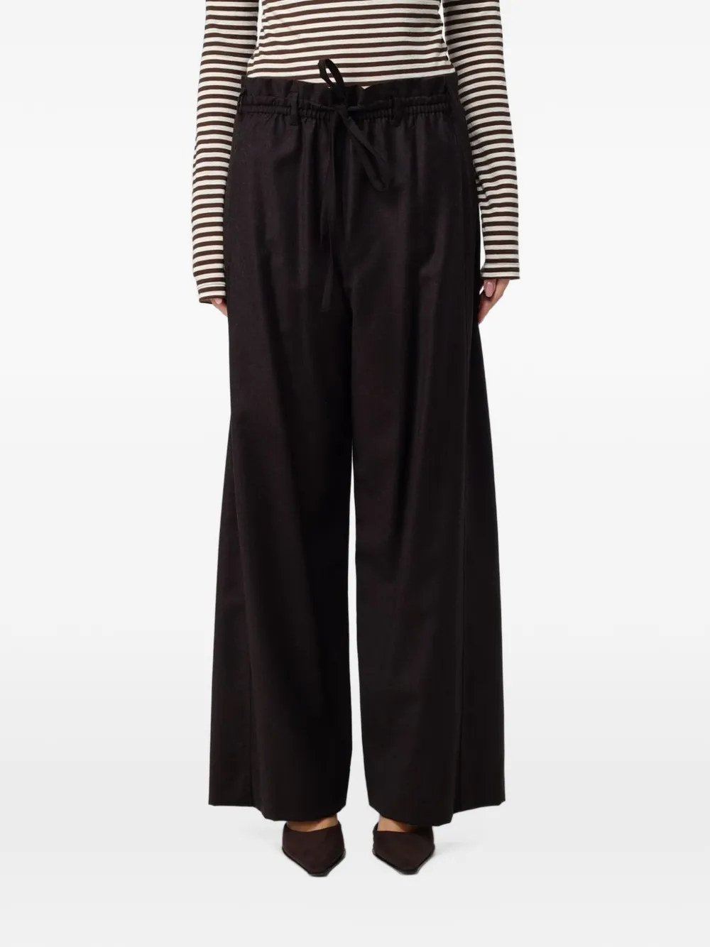 Tela wide-leg trousers Bruin