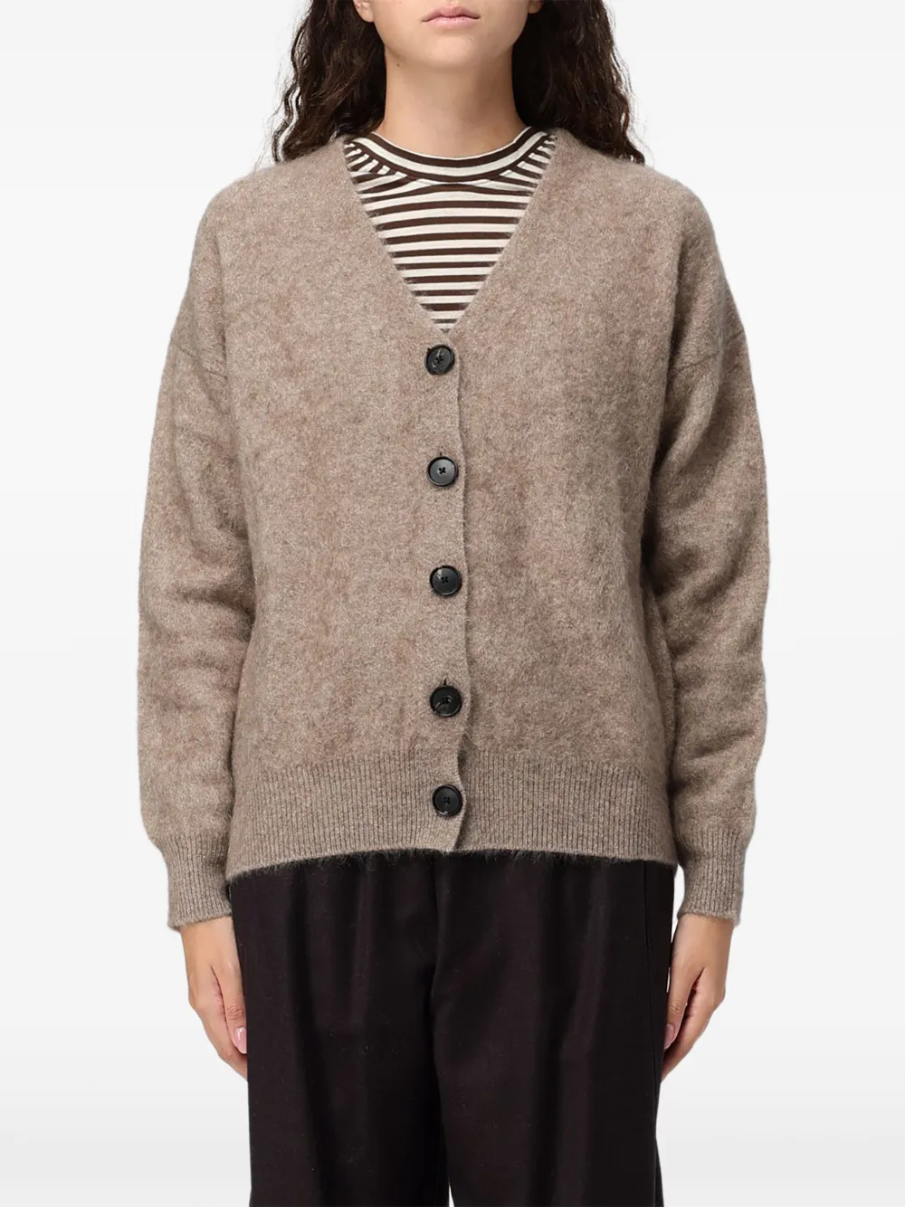 Tela button-up cardigan - Toni neutri