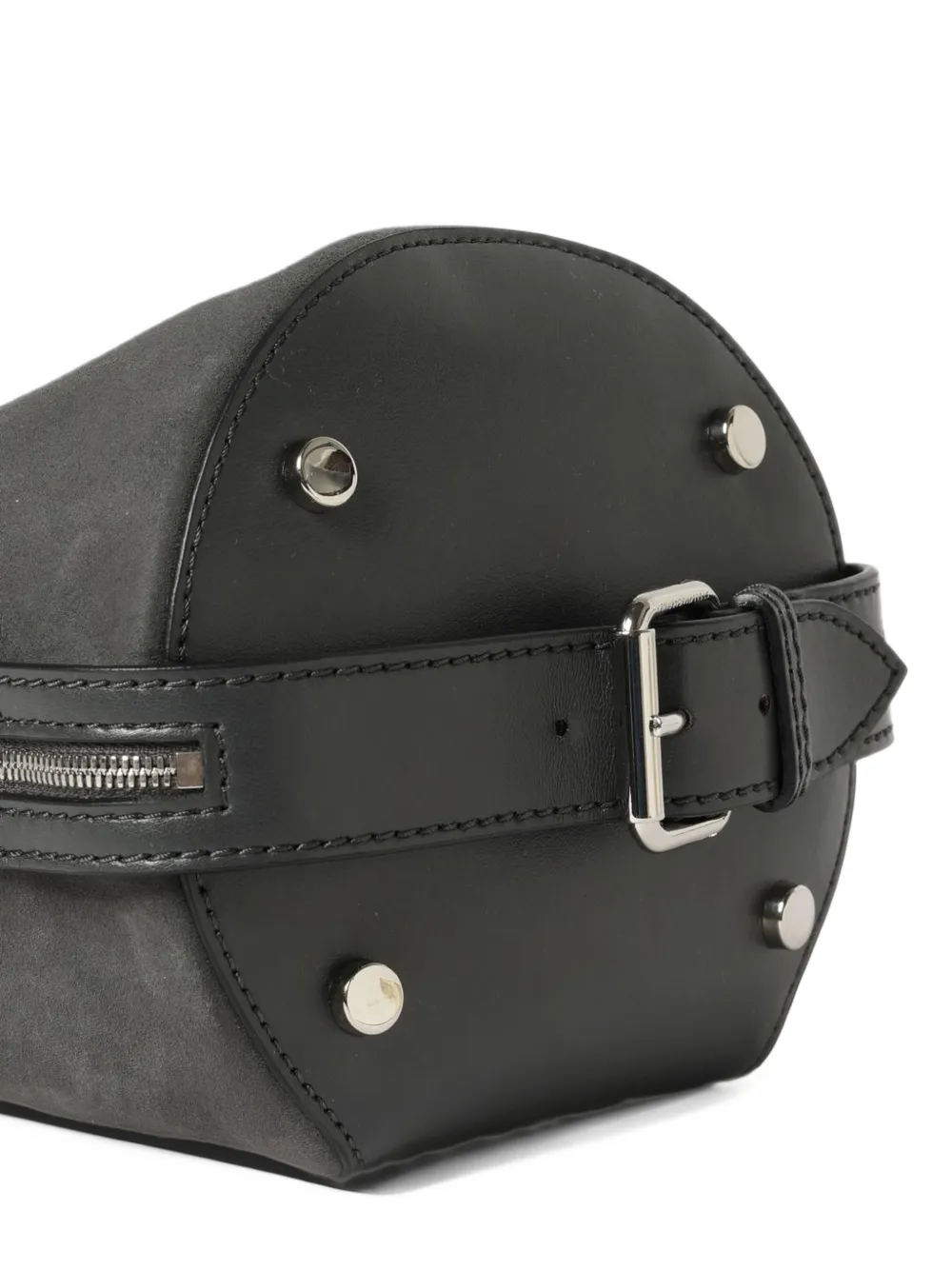 Stella McCartney Appaloosa logo-debossed mini bag Grijs