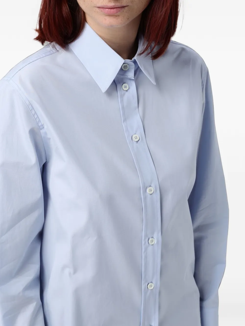 Tela Button-down blouse Blauw