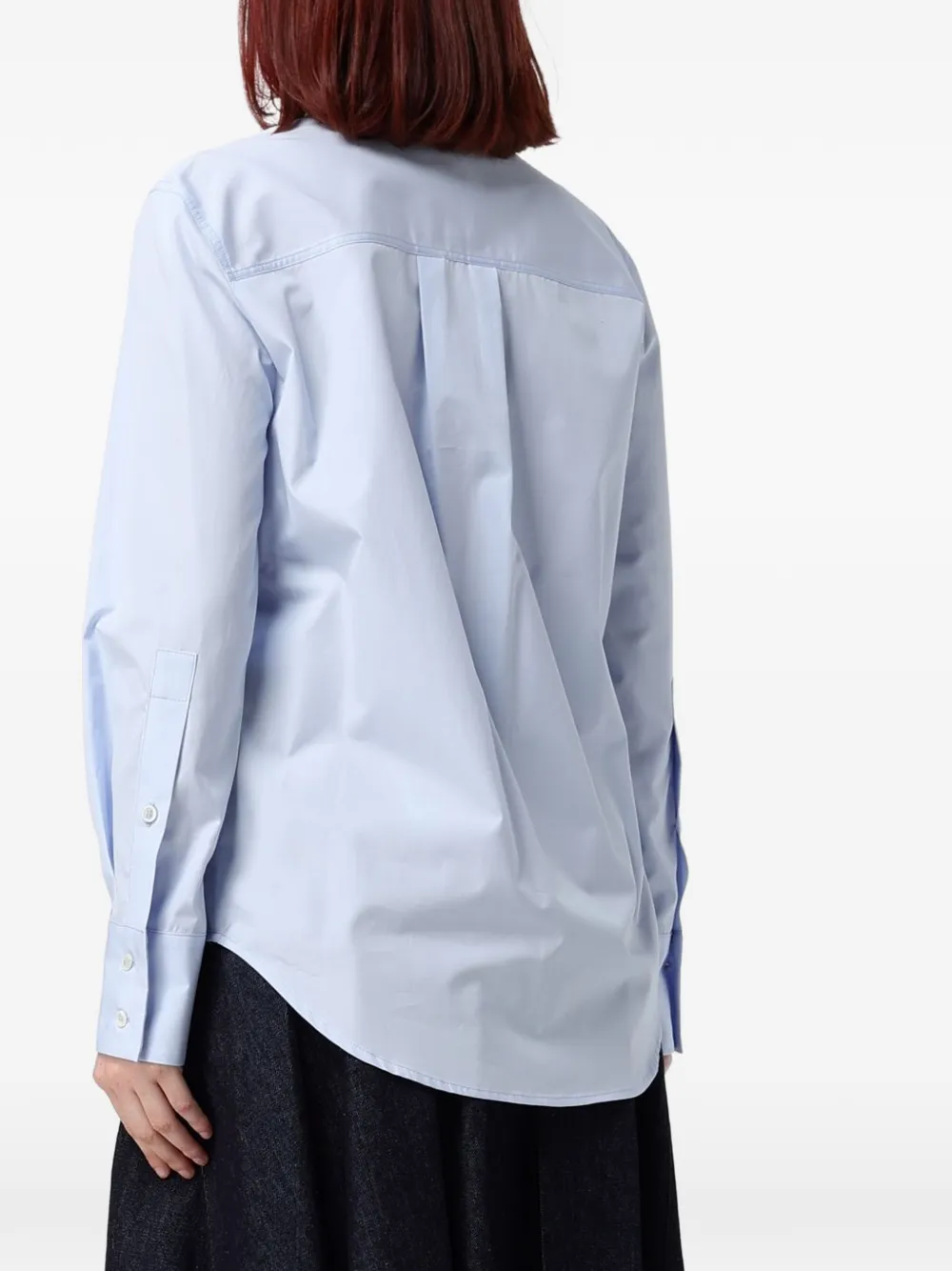 Tela Button-down blouse Blauw