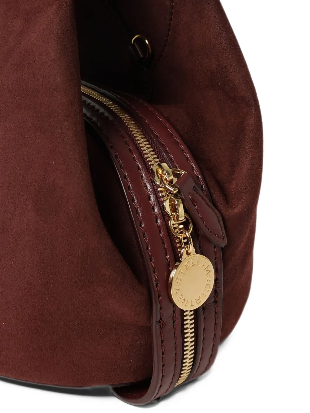 Stella McCartney Appaloosa tiny bucket bag Rood