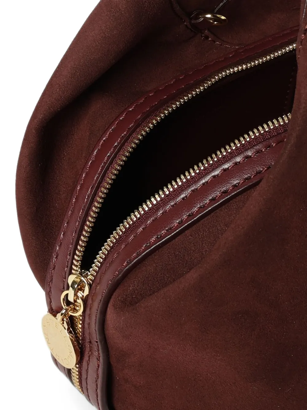Stella McCartney Appaloosa tiny bucket bag Rood