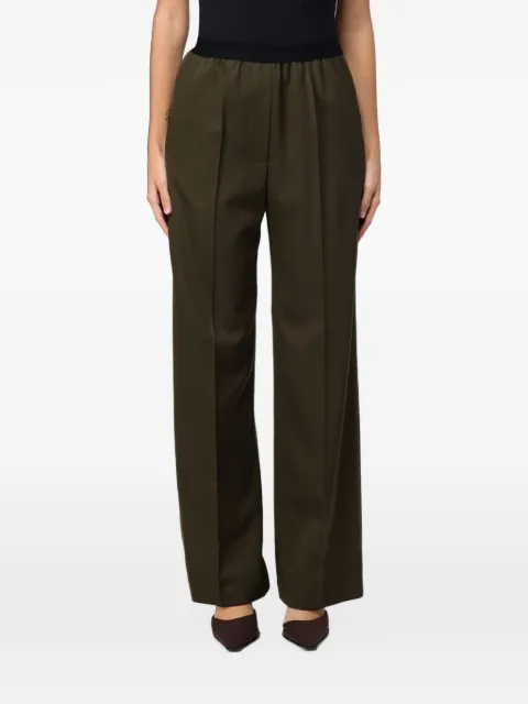 Ter Et Bantine elasticated-waistband pressed-crease trousers