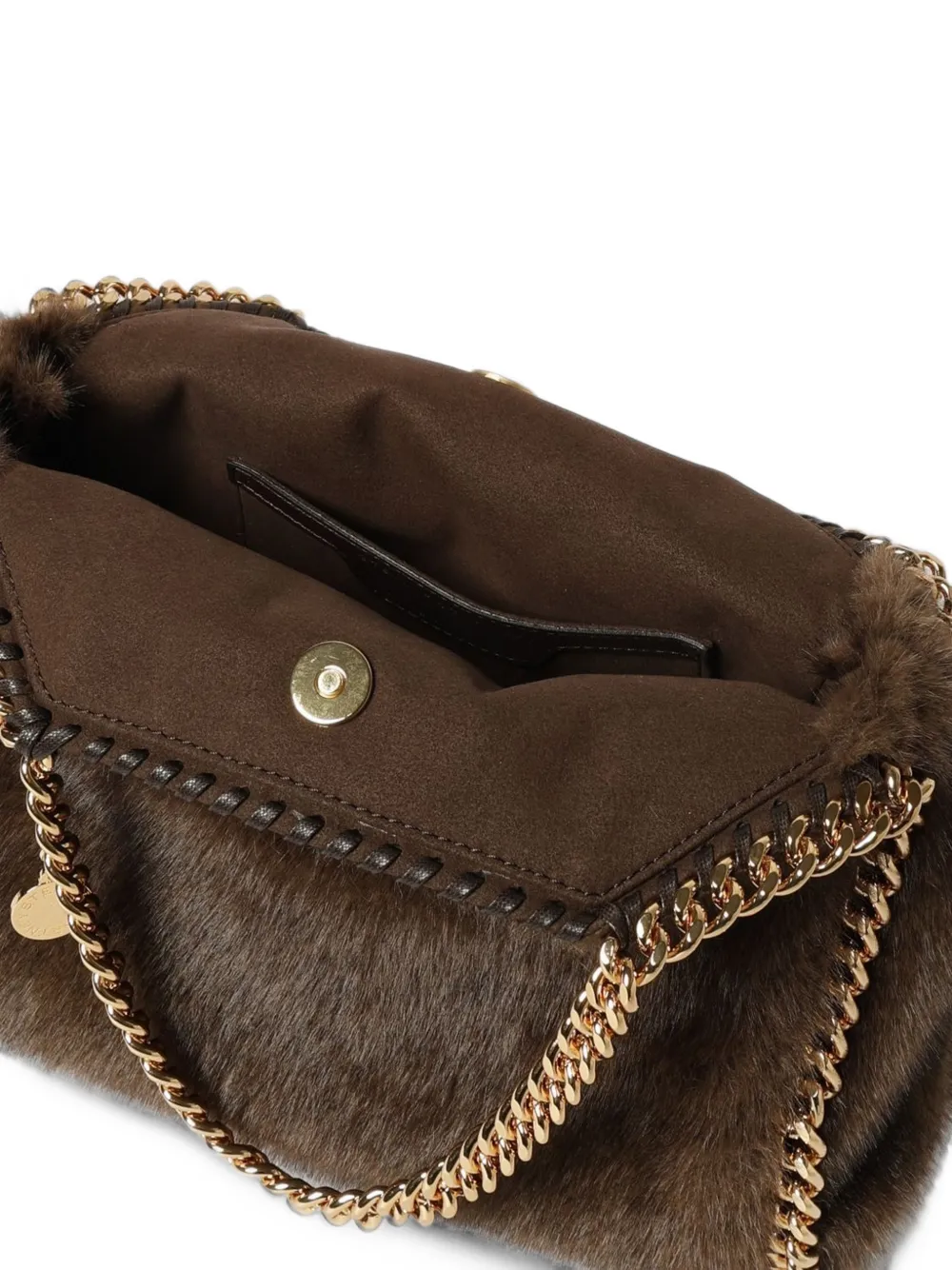 Stella McCartney Falabella mini tote bag Bruin