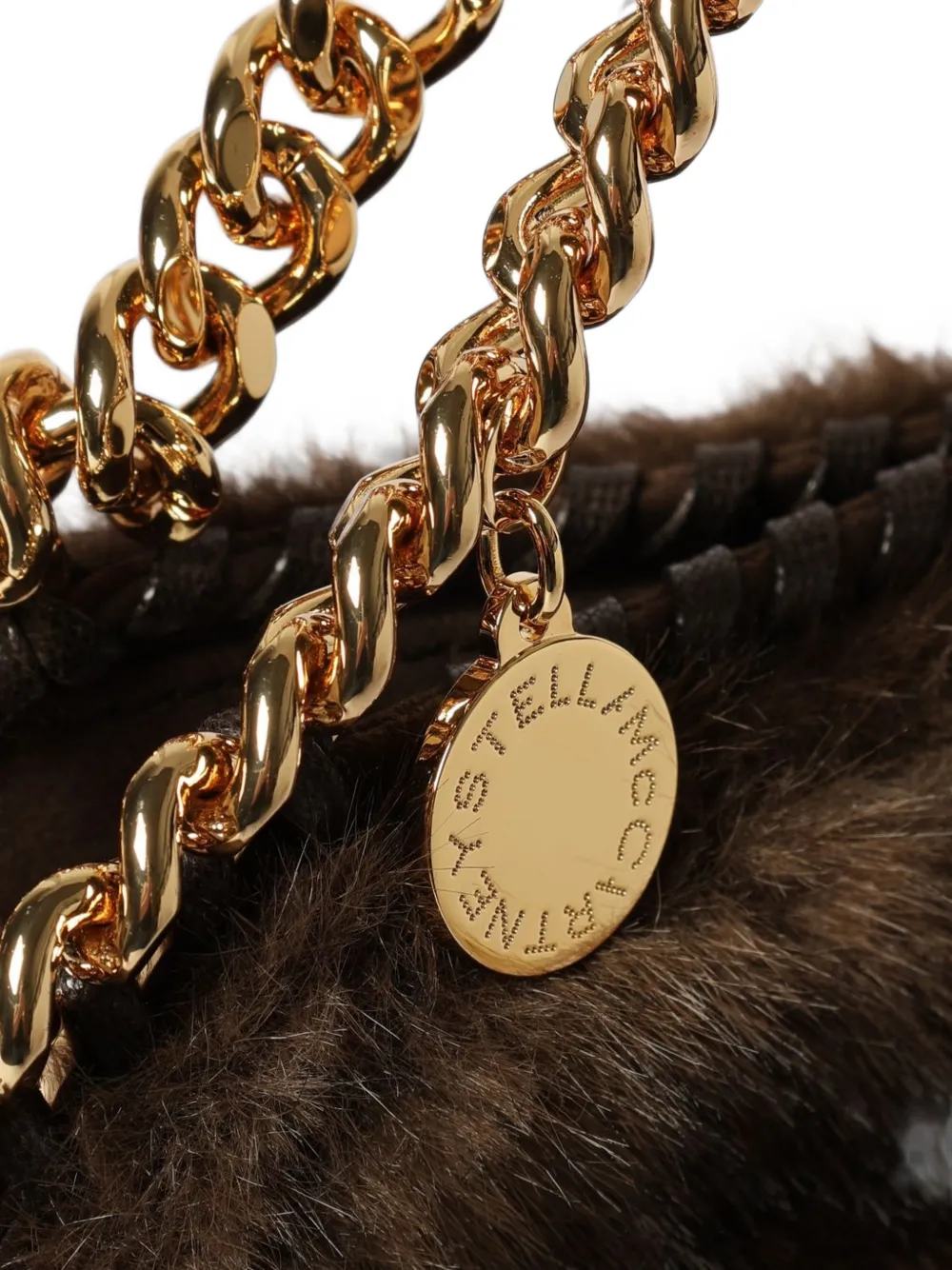 Stella McCartney Falabella mini tote bag Bruin