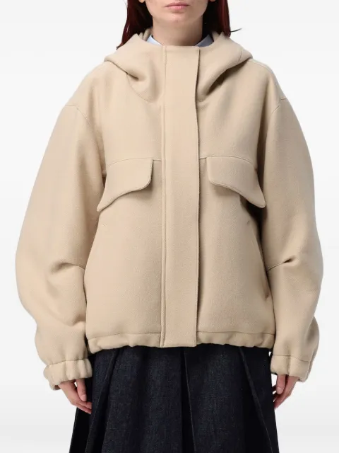 Tela hooded oversized jacket