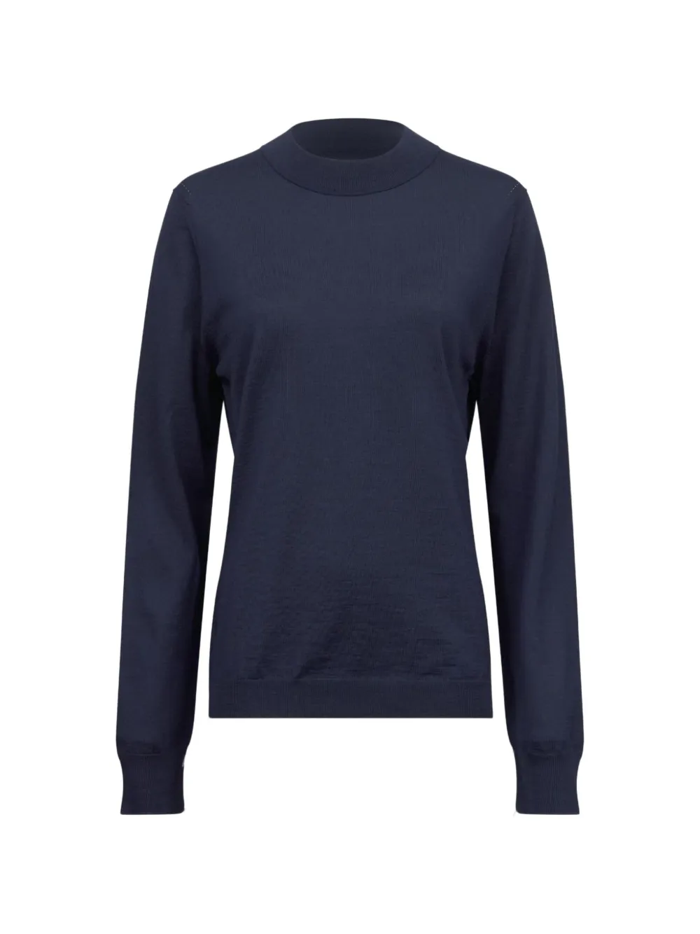 Maison Margiela fine-knit wool sweater Blauw