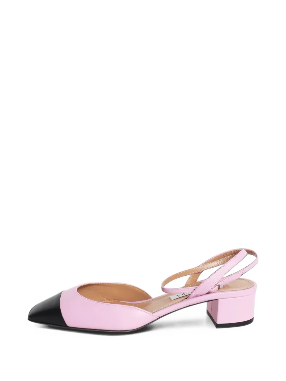 Aquazzura leather slingback pumps - Rosa