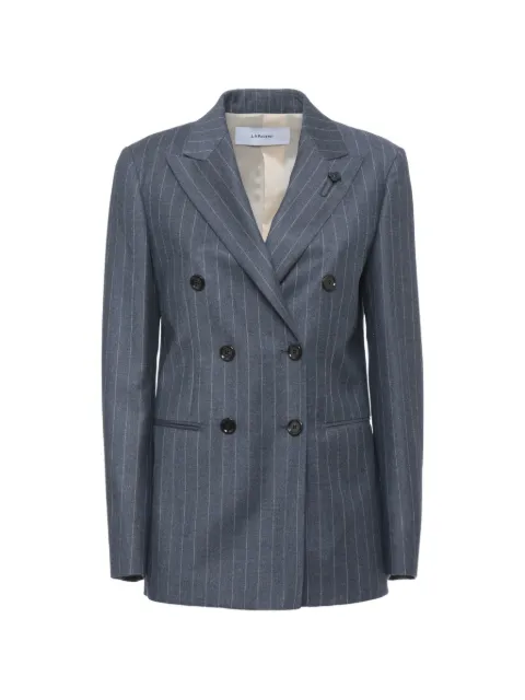 Lardini pinstripe double-breasted blazer