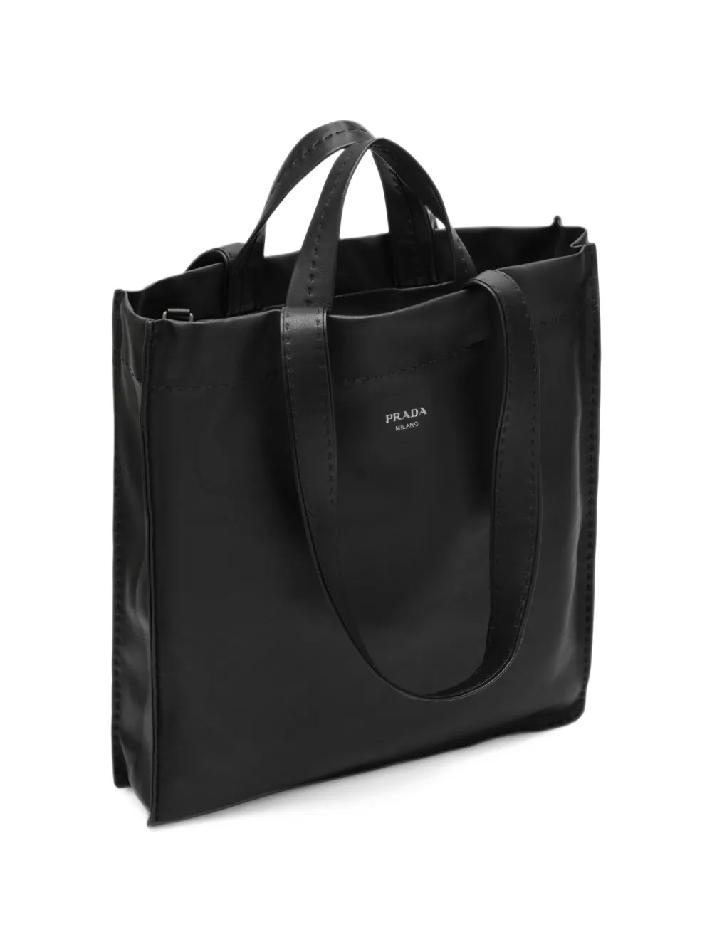 Prada nappa-leather tote bag Zwart