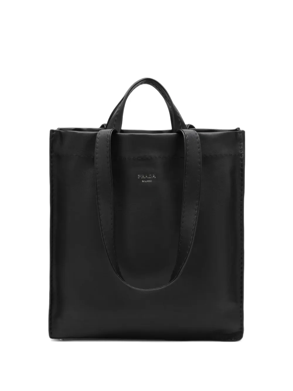 Prada nappa-leather tote bag Zwart