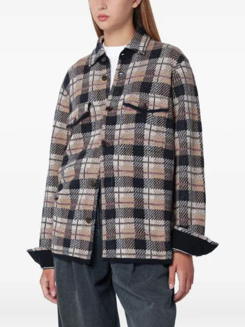 Guest In Residence plaid check shirt