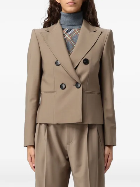 Tela double-breasted wool blazer