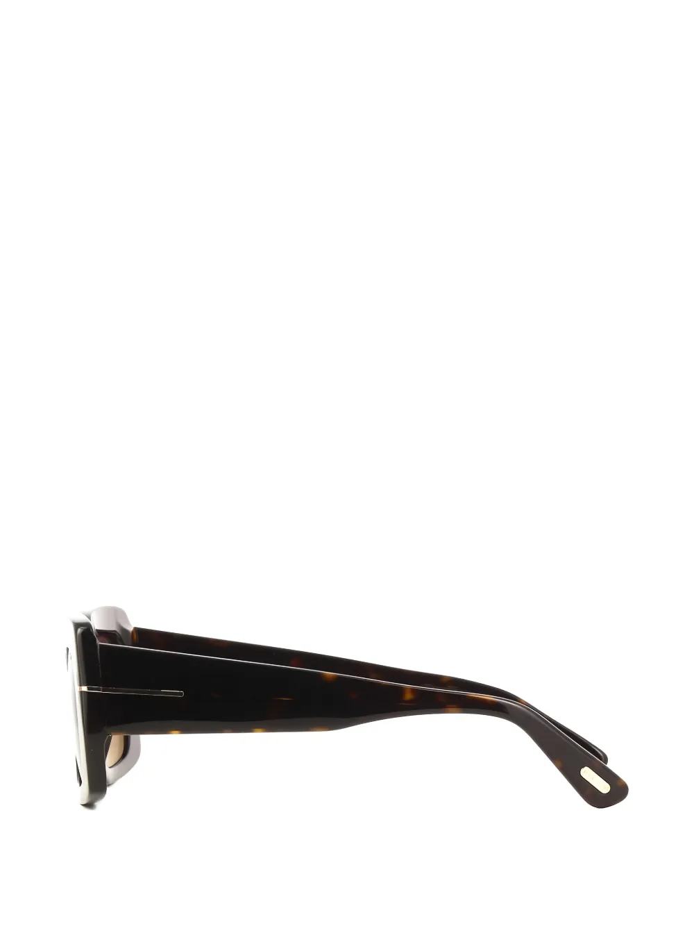 TOM FORD Eyewear Brigitta rectangle-frame sunglasses Bruin