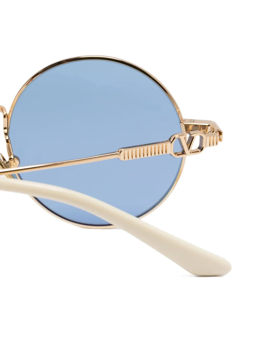 VALENTINO GARAVANI EYEWEAR VLogo Signature round-frame sunglasses Goud