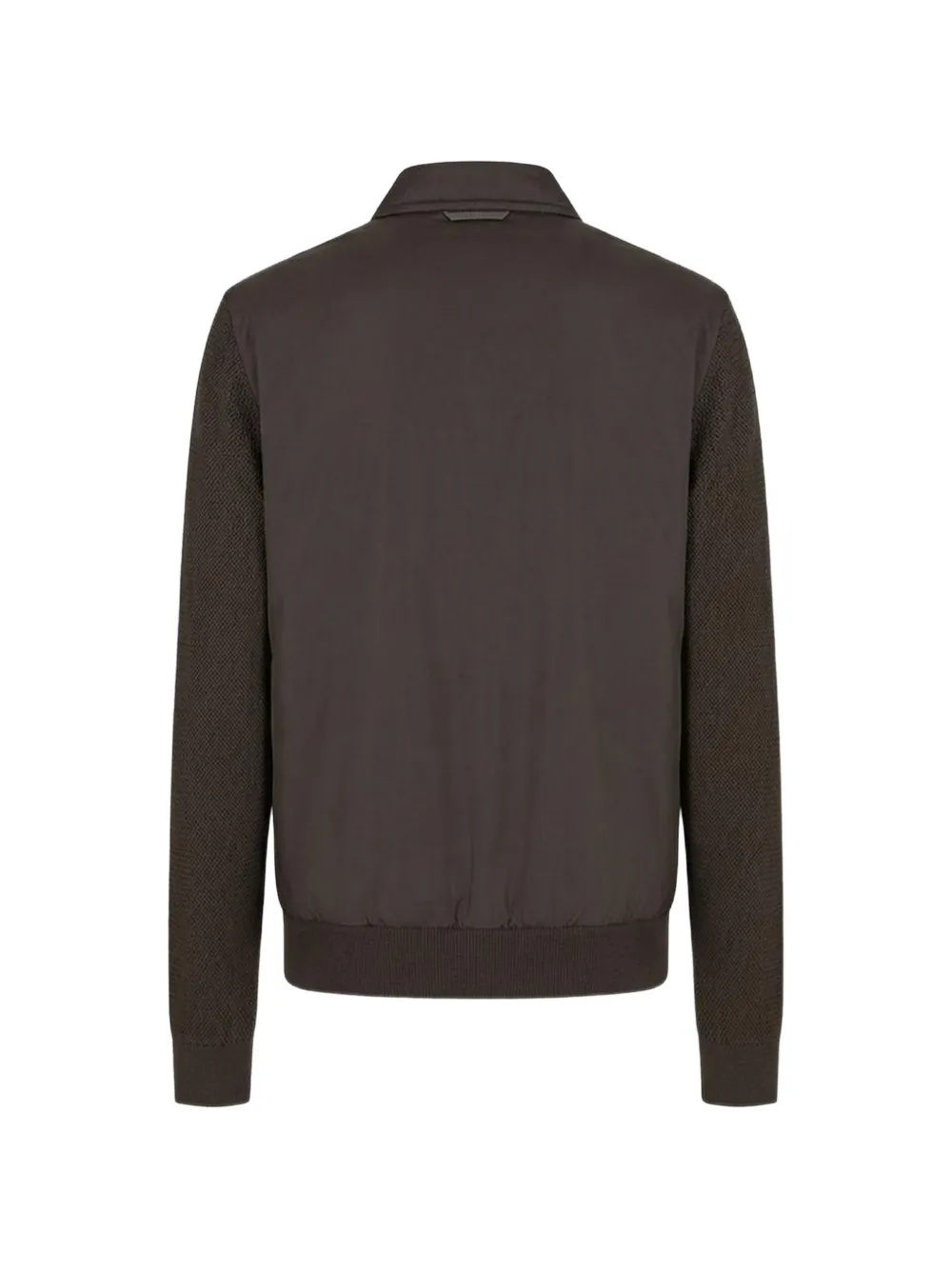 Herno panelled zip-up jacket Beige