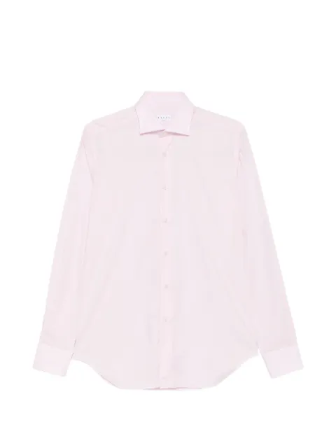 Xacus long-sleeve spread-collar shirt