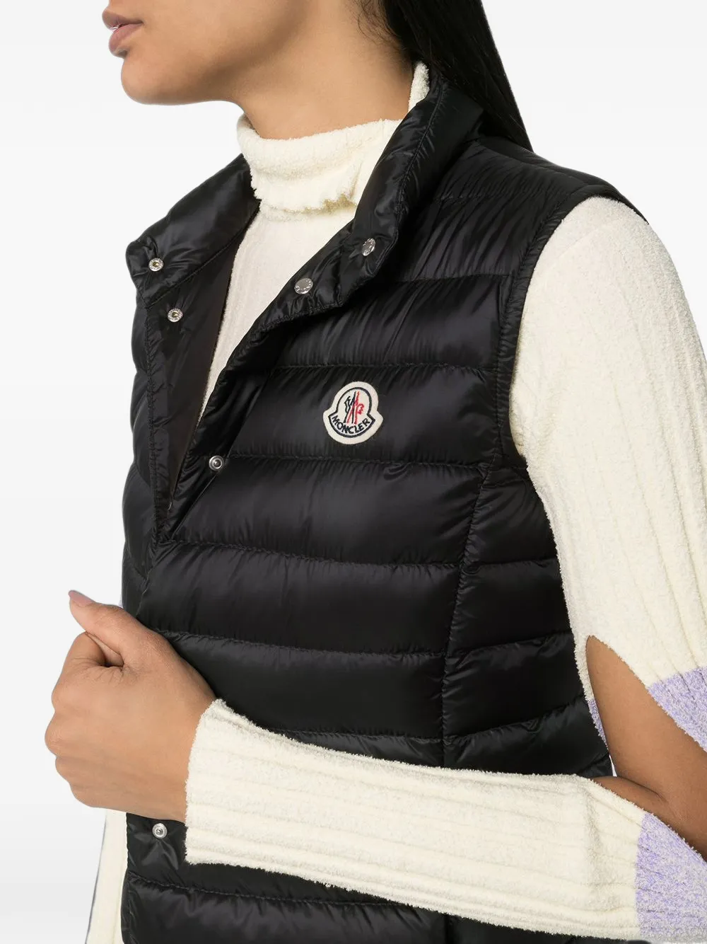 Moncler Liane down gilet Zwart